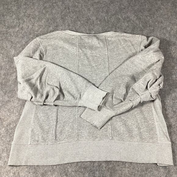 7 For All Mankind Tucked Sleeve Women’s Crewneck Pullover Large Relaxed Boho - Picture 16 of 16